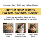 Custom DIY Pet Portrait Tote Bag - Personalized Foldable Eco-Friendly Twill Shopping Bag (8 Styles, Free Drawing)