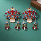 Exquisite Oriental Phoenix Crown Brooch Pin (Buy 1 Get 1 Free) - Chinese Court Style Enamel & Pearl Tassel Lapel Pin (2 Styles)