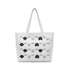 Custom DIY Pet Portrait Tote Bag - Personalized Foldable Eco-Friendly Twill Shopping Bag (8 Styles, Free Drawing)